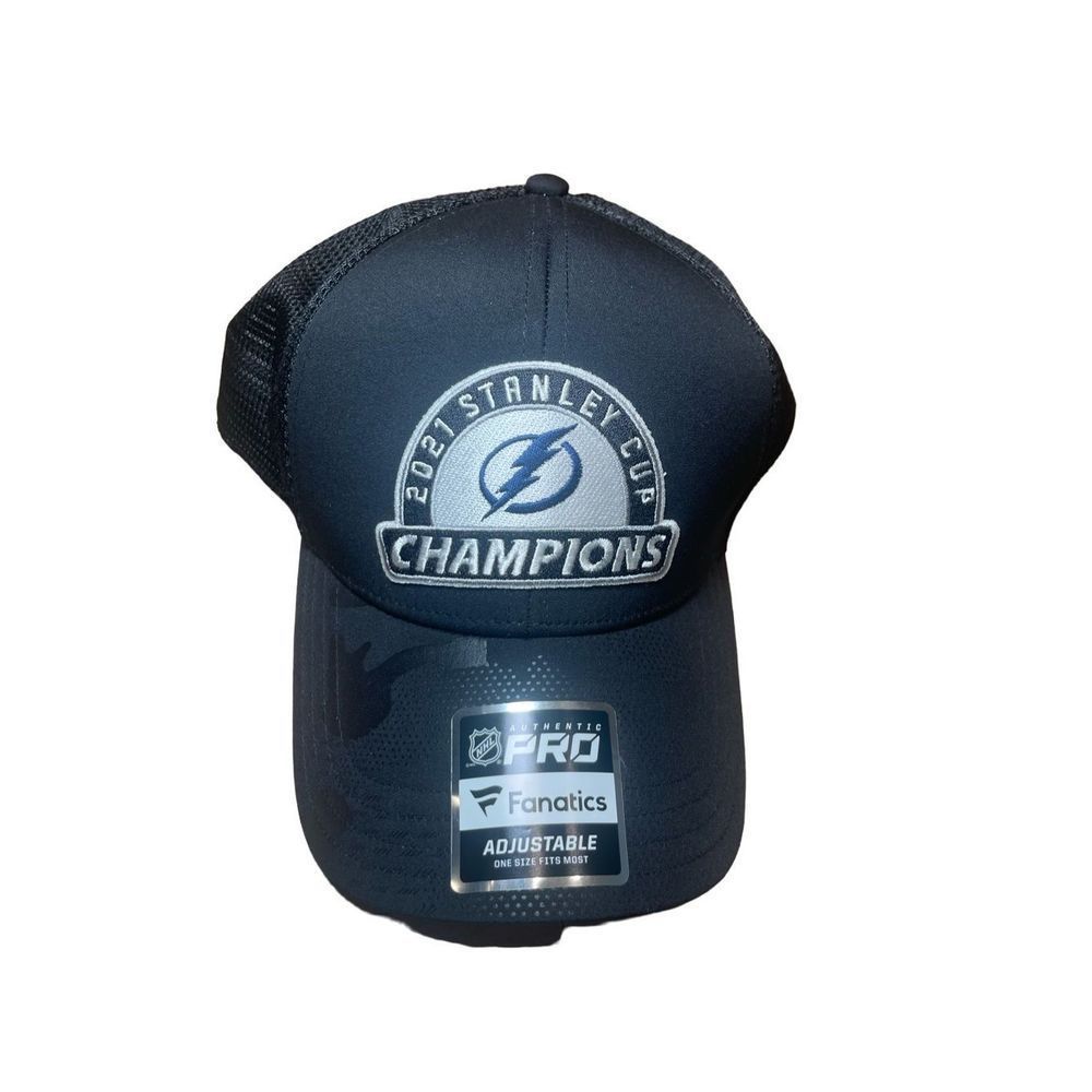 Fanatics Tampa Bay Lightning 2021 Stanley Cup Hat NWOT - Picture 1 of 8